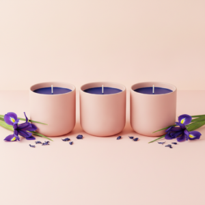 Midnight Iris Candle Trio